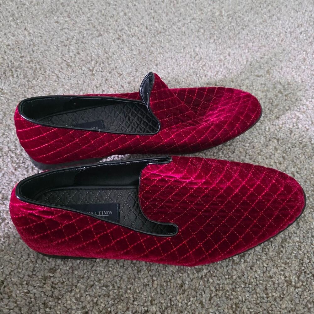 Unbranded Men's Red and Black Loafers